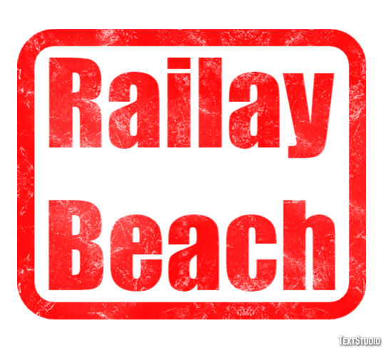 Railay Beach テキスト効果