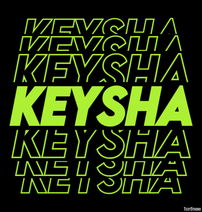 Keysha Text Effect