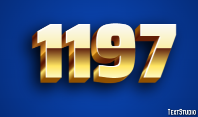 1197 Texteffekt