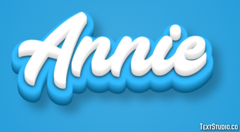Annie Text Effect