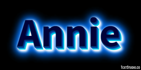 Annie Text Effect