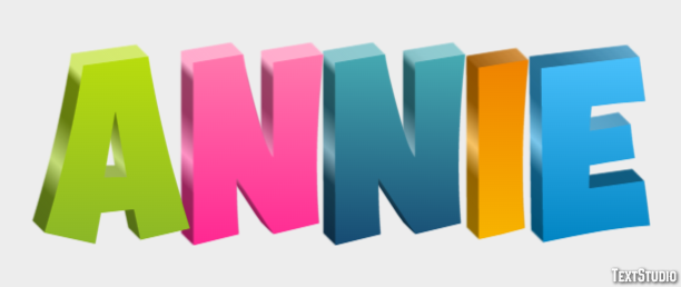Annie Text Effect