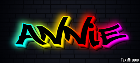 Annie Text effect