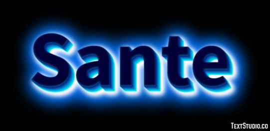 Sante Effetto testo