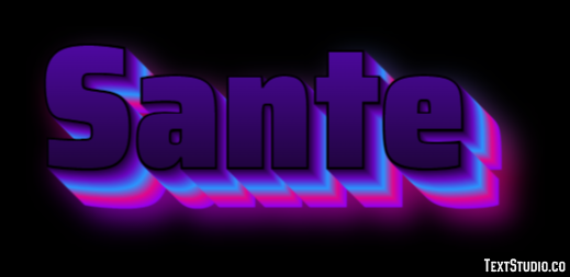 Sante Effetto testo