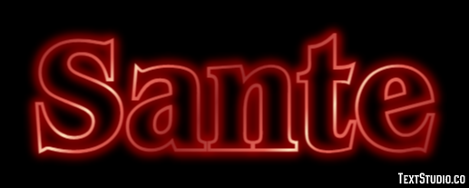 Sante Effetto testo