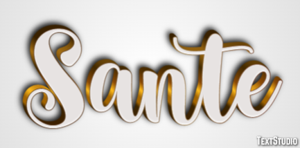 Sante Effetto testo