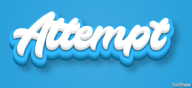 Attempt Text Effect