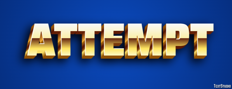 Attempt Text effect