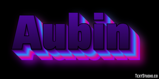 Aubin Text Effect