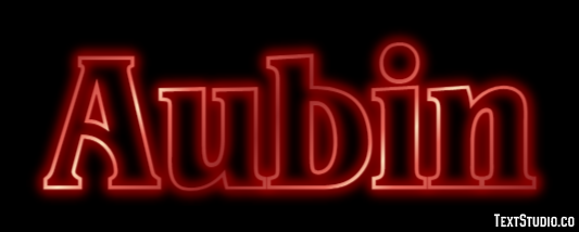 Aubin Text Effect