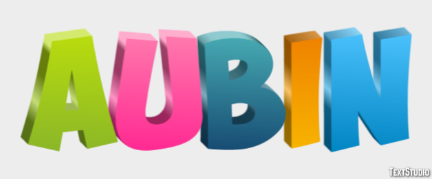 Aubin Text Effect