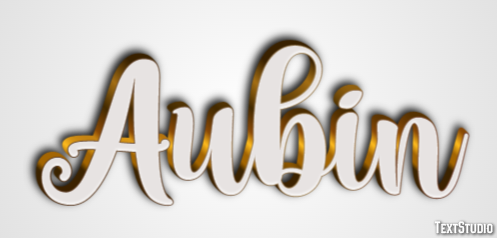 Aubin Texteffekt