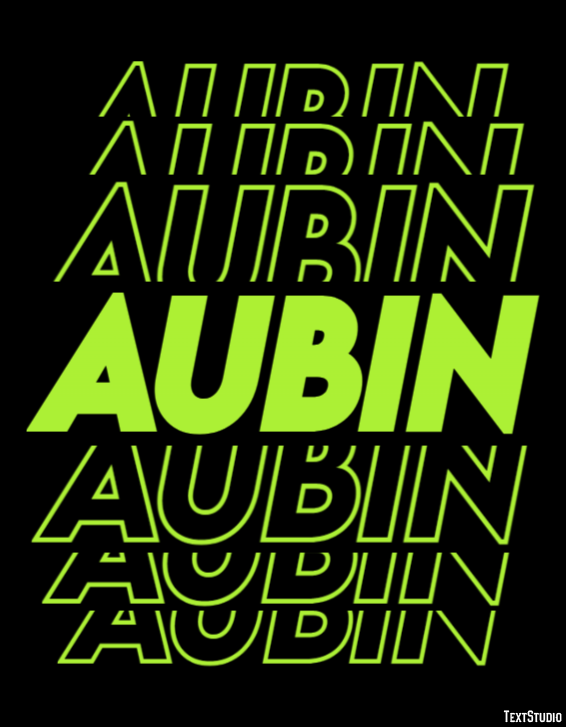 Aubin Text Effect