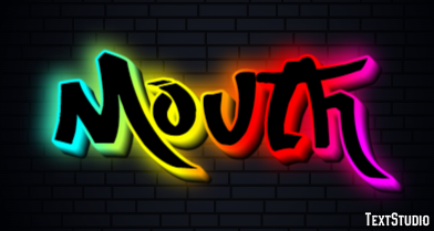 Mouth Text effect