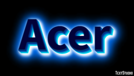 Acer Efeito de texto