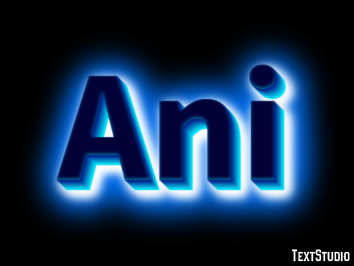 Ani Эффект текста