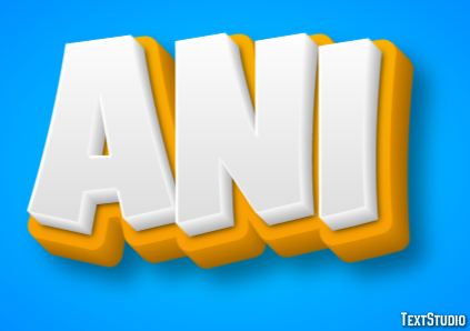 Ani Эффект текста
