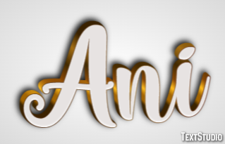 Ani Эффект текста