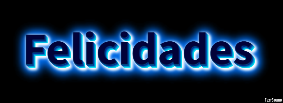 Felicidades Efecto de Texto