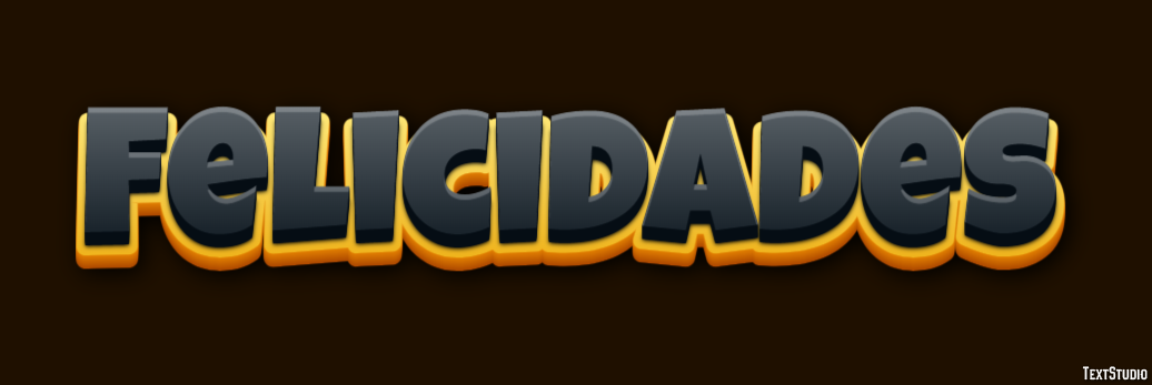 Felicidades テキスト効果