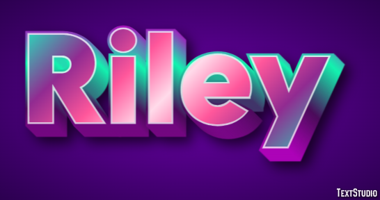 Riley Effet de Texte