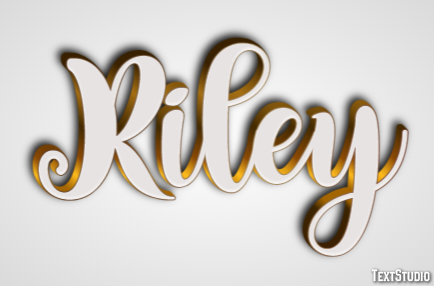 Riley Effet de Texte