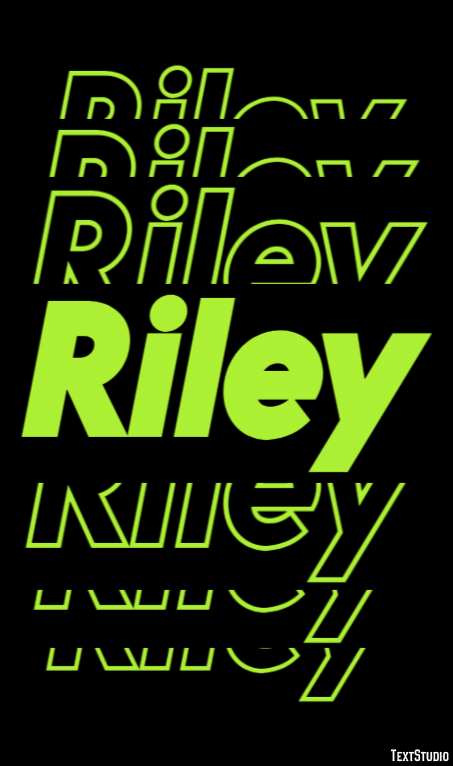 Riley Effet de Texte