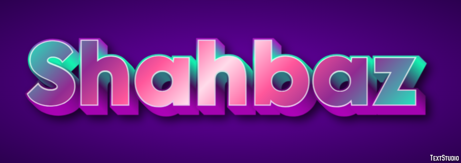 Shahbaz Texteffekt