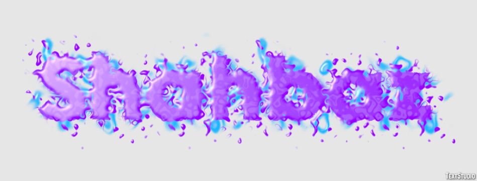 Shahbaz Texteffekt