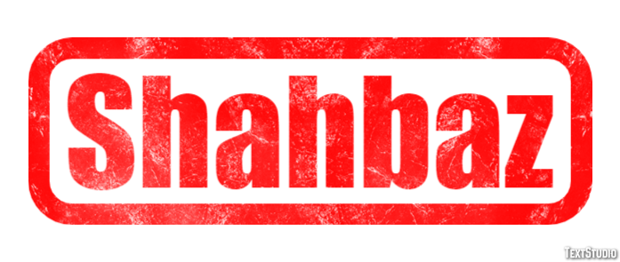 Shahbaz Texteffekt