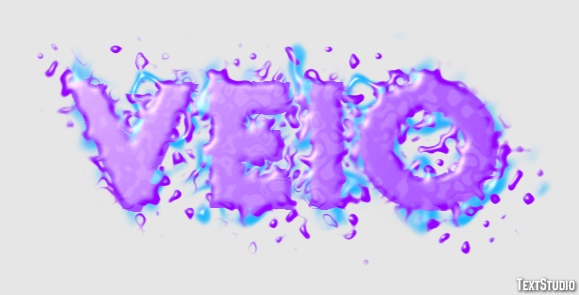 Veio Efeito do texto