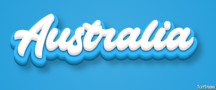 Australia Text Effect