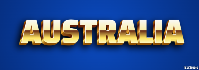 Australia Text Effect