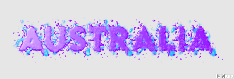 Australia Text Effect