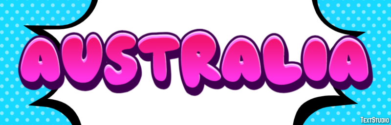 Australia Text Effect