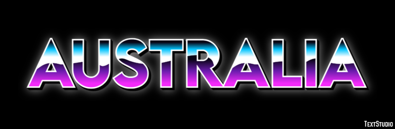 Australia Text Effect