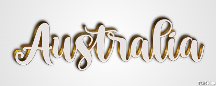 Australia Text Effect