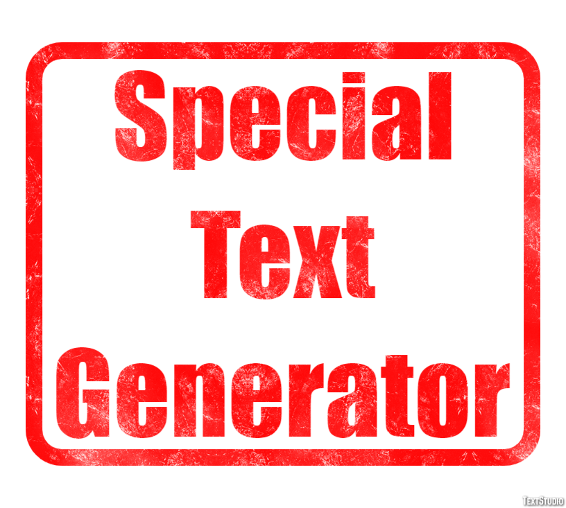 Special Text Generator Effetto testo