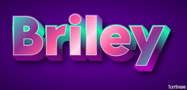 Briley Text effect
