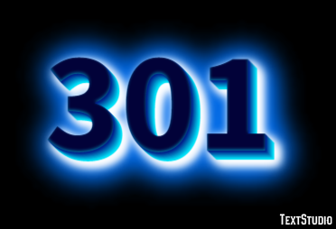 301 Effetto testo