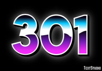 301 Effetto testo
