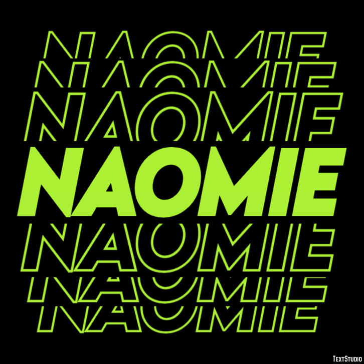Naomie Text Effect