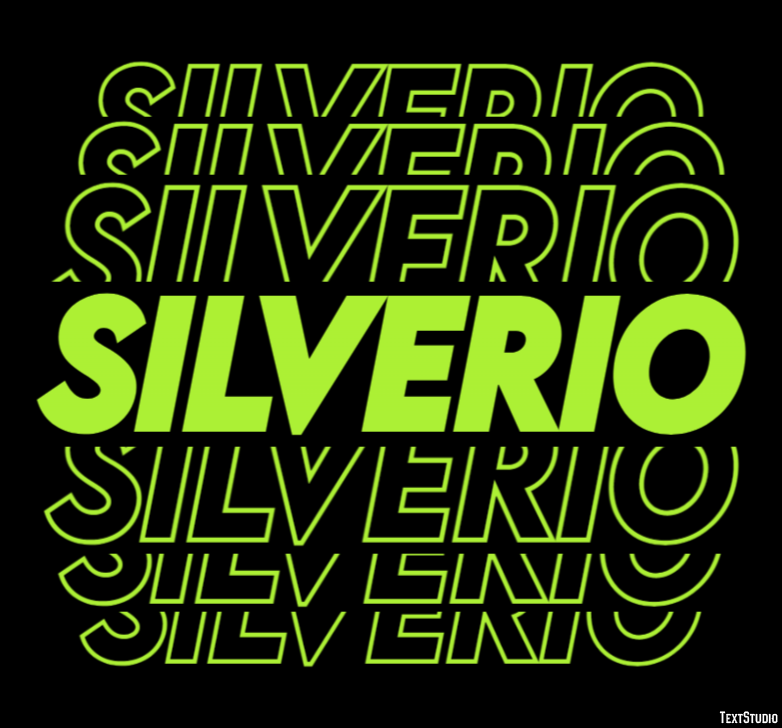 Silverio Effetto testo