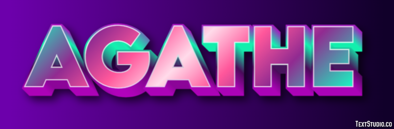 Agathe Text Effect