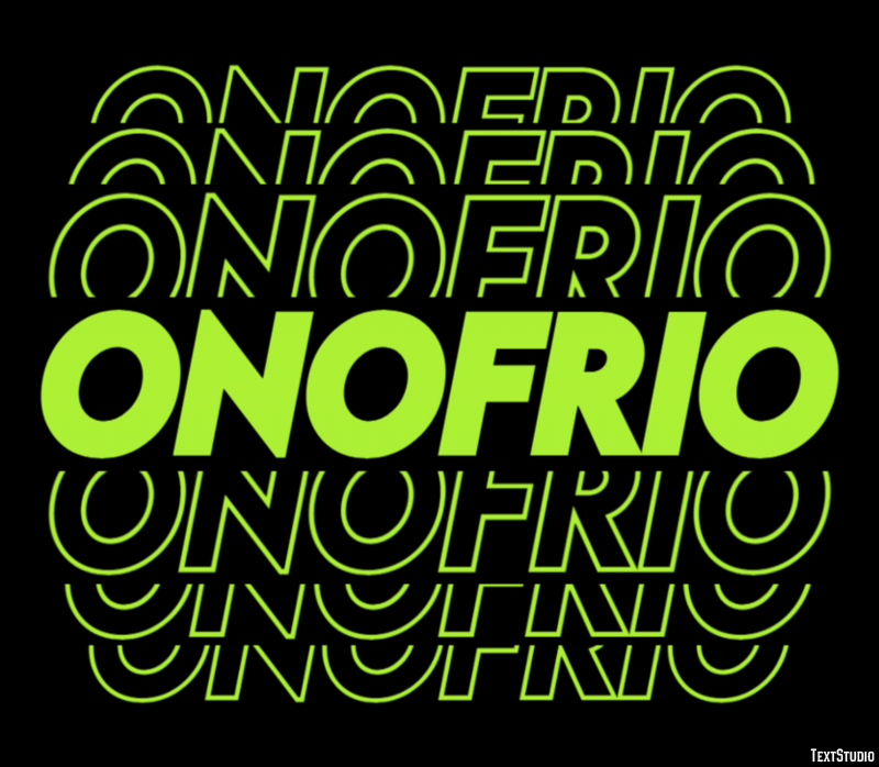 Onofrio Efecto de Texto