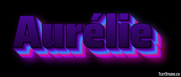 Aurélie Text Effect