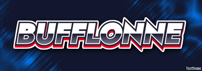 Bufflonne Texteffekt