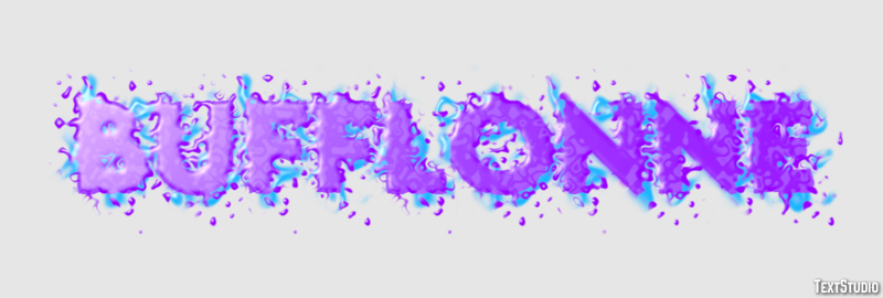 Bufflonne Texteffekt