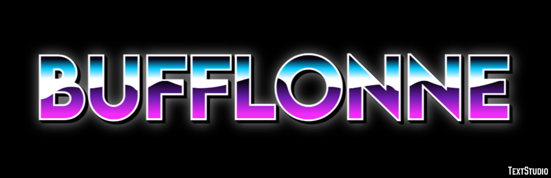 Bufflonne Texteffekt